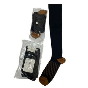 COMPRESSION SOCKS-3 PAIRS SIZE S/M